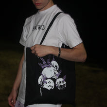 Load image into Gallery viewer, Lavender Skull Tote Bag
